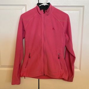 Women’s Adidas Fleece Jacket Coat with adjustable waist Size Small
